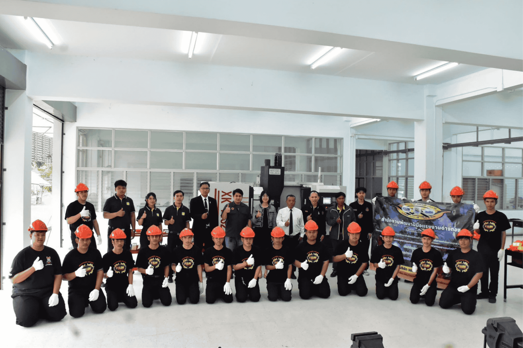 Rilon Thailand News บริษัท วรชาติ กรุ๊ป จำกัด ร่วมให้การสนับสนุนเครื่องเชื่อม ภายในการฝึกอบรม หลักสูตรการฝึกยกระดับฝีมือ สาขาการซ่อมบำรุงรักษาอุปกรณ์ในงานอุตสาหกรรมระบบควบคุมอัตโนมัติ